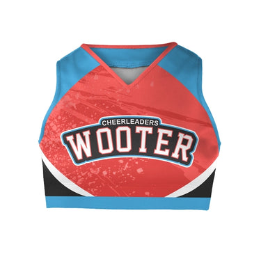 Custom Sleeveless Cheerleading Crop Tops